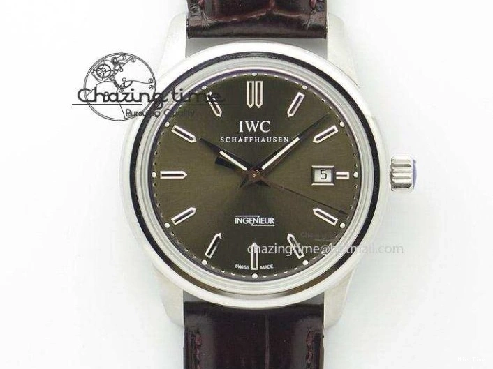 MIROTIME 0308 Big Pilot Top Gun Miramar PVD Plated Titanium on Green Nylon Strap A23J Refined 7398